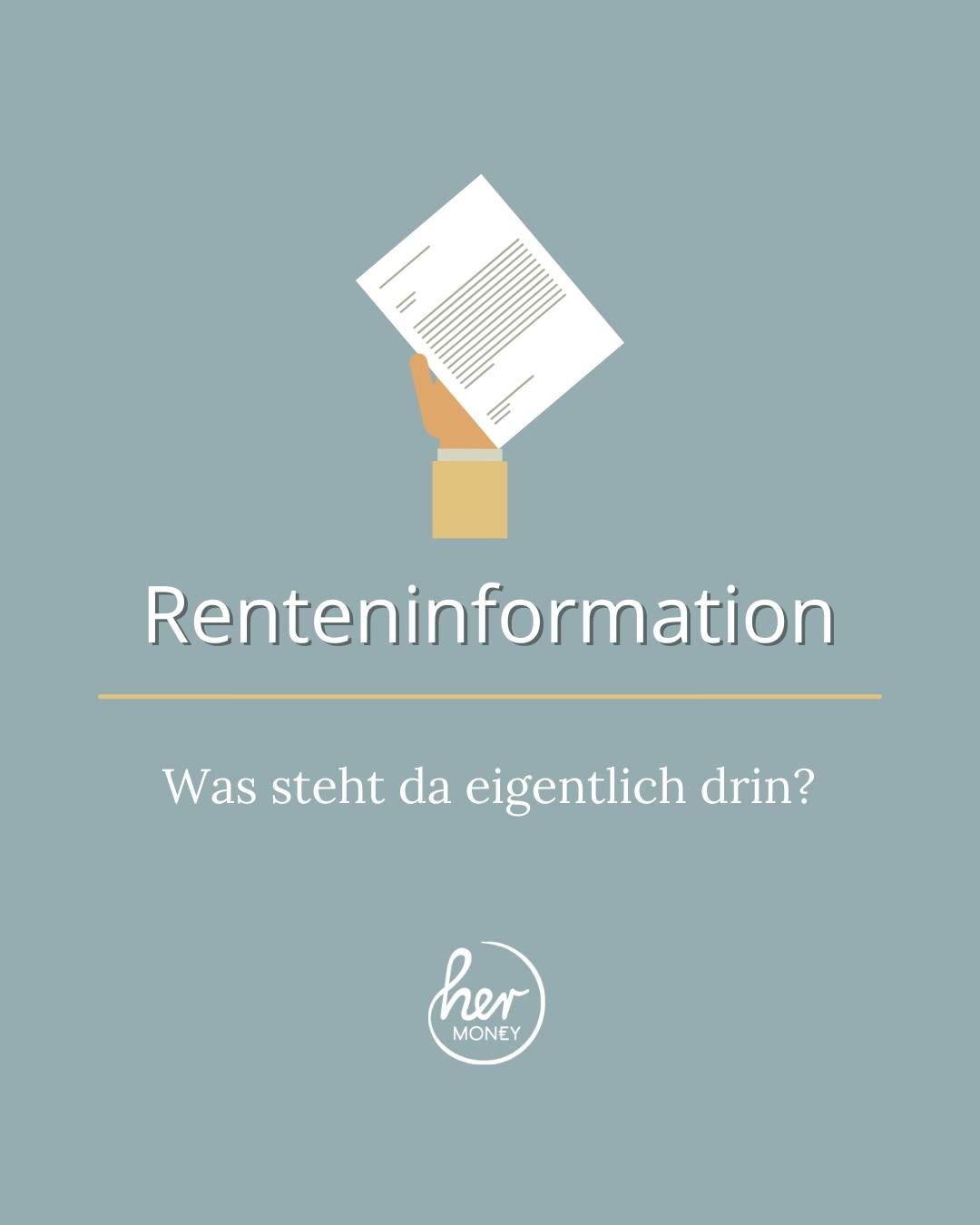 Renteninformation: Was steht da eigentlich drin? - herMoney